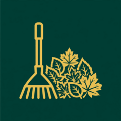 Yard cleanup and leaf removal service